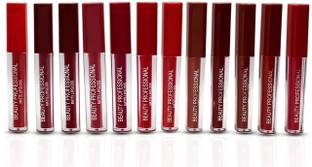 SKINPLUS Super stay matte ink bold lip color liquid lipstick combo pack of 12