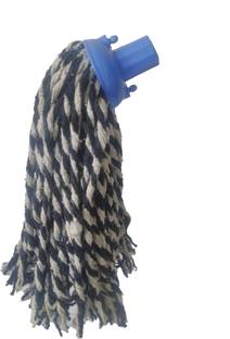 Robust Clean GROOVY CLEAN ROUND MOP | Mop Head | Super Absorbent Cotton Threads | Pack of 1 | Wet & Dry Mop