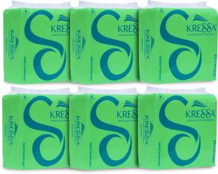 KRESSA Tissue Paper Serviettes | Paper Napkins | Table Top Serviettes 2 Ply White Paper Napkins