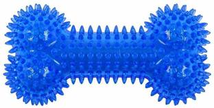 DogTrust spike Bone chew oral dental care for pet Plastic Bone For Dog