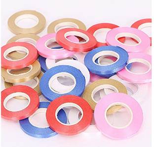 FLICK IN 24 Pcs Multicolor Curling Ribbon for Balloon Decoration Ribbon Birthday Party Multicolor PP (Polypropylene) Ribbon