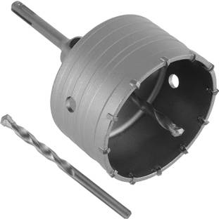 GSK Cut Round Shank for Wall, Concrete, Brick, Stone, Cement Wall Hole Drill Bit 100mm Concrete Cement Stone Hole Saw Rotary Tool