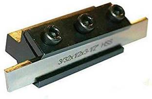 Bluidskill PARTING TOOL CUT OFF HOLDER 3/8" SHANK WITH HSS BLADE(3/32"x1/2"x3.5") Standard Screwdriver