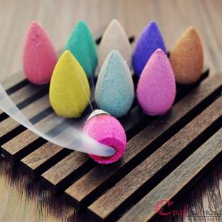 eCraftIndia IBFCSO60 Fountain Cones, Inscence Sticks, Incense Cones, Backflow Cones, Buddha Cones