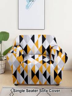 Flipkart SmartBuy Polyester Abstract 1 Seater Sofa Cover