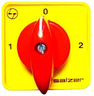 Salzer (L&T) 61152 16A Cam Operated Rotary Switch S16 B13 2 Pole 2 Way with OFF 90