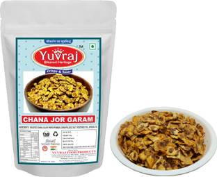 Yuvraj Food Product Chana Jor Garam ( masala ) Roasted Food ( 200 Gm x 2 ) combo pack