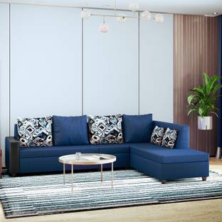 Bharat Lifestyle Nano Fabric 6 Seater  Sofa