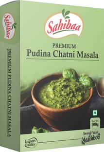 sahibaa Pudina Chatni Masala 100 g Pack of 2 Pcs.