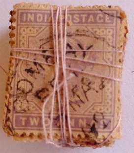 MANMAI COINS 100 Postage Stamps Lot - British India - Queen Victoria - 2 Annas - 1882 Stamps