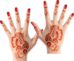 APCUTE Stencil mehndi design for full hands | Best for Girls, women and Kids