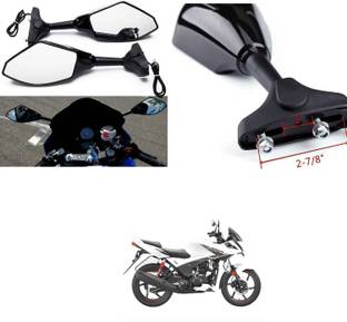 PECUNIA Power Rear View Mirror For Hero Ignitor
