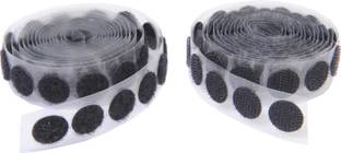 Vardhman strong self adhesive back Hook And Loop Dot Fasteners 100 set , 18 mm ( 3/4 inch ) Stick-on Velcro