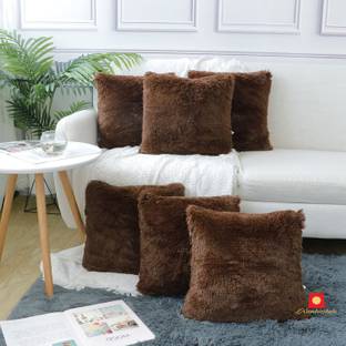 Wondershala Fur, Faux Silk, Microfiber Cushions & Pillows Cover