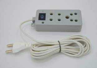 Prop It Up ELECTRIC BOARD EXTENSION CORD POWER STRIP MULTI PLUG 1+2 SOCKET 1 + 3M CABLE 6 A Five Pin Socket