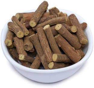 Dirghaanshi Natural And Herbal Mulethi Root Stick, Jeshthamadh, Yashtimadhu, Liquorice Root Sticks Seed