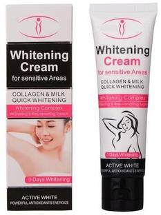 Beauty&care WHITENING CREAM For Sensitive Areas Collagen & Milk Quick Whitening