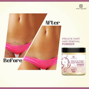 Pink Square Private Part Hair Removal Powder 150g Wax
