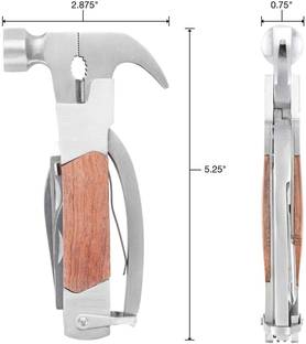 uptodatetools Hammer Multi Tool, Multipurpose Tool for the Home, Curved Claw Hammer