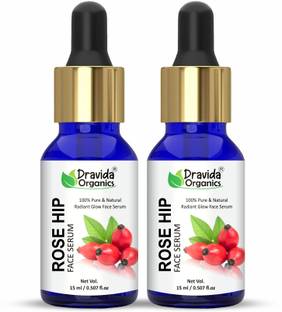 Dravida Organics Radiant Glow Face Serum - Rose Hip