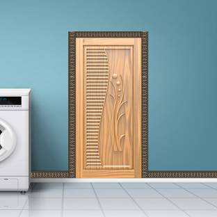 BPDESIGNSOLUTION 198.12 cm Alina Border sticker for Door ,Bathroom , Kitchen, room Size 12x78 inch Self Adhesive Sticker