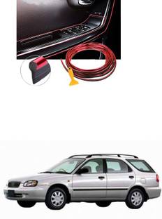 PROEDITION Car Interior Moulding Trim Car Decorative Filler Insert Strips A130 Matte, Glossy, Chrome Maruti Baleno Rear Garnish