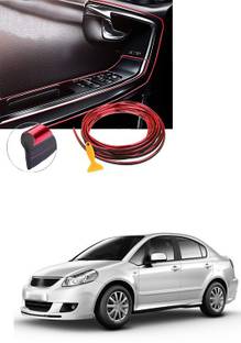 XZRTZ Car Interior Moulding Trim Car Decorative Filler Insert Strips A143 Matte, Glossy, Chrome Maruti SX4 Rear Garnish