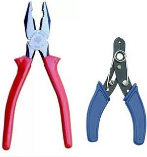 TAPARIA 1621-8 Lineman Plier Hand Too Kit with Wire Cutter Lineman Plier