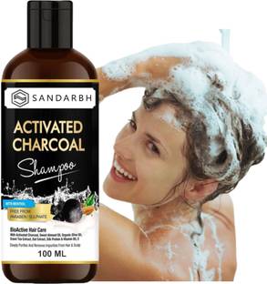 Sandarbh Onion - Charcoal AntiHair Fall Shampoo for Hair Growth & Hair Fall Control