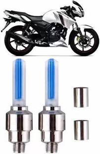 auto universe Blue LED Bike Tyre Light-Universal for all Bikes, Scooter(12V-2W) - Set of 2Pcs) Fog Lamp Motorbike LED (12 V, 2 W)