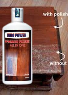 INDOPOWER Wooden polish All In One 200ml. Jasmein