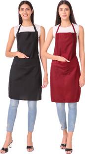 Kodenipr Club Polyester Home Use Apron - Free Size