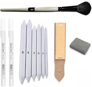 Craftacious Art Kit for Drawing/Sketching; Ideal tools for Shading, Smudging & Highlighting.