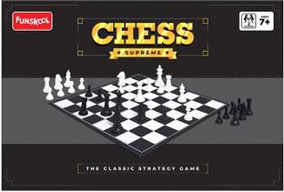 FUNSKOOL Chess Supreme Chess Set, Kids 7 & Above Board Game Accessories