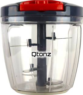 Qtonz by Qtonz Handy Mini Chopper Vegetable & Fruit Chopper 1000ml Dori Chopper Vegetable & Fruit Chopper