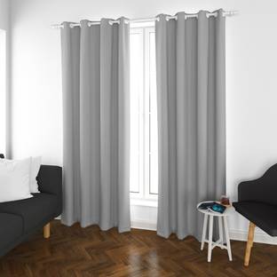 Parda Online 152 cm (5 ft) Window Polyester Semi Transparent Curtain Single Curtain