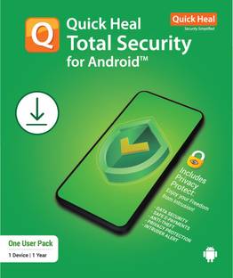 Quick Heal 1 Device 1 Year Mobile Security for Android (Email Delivery - No CD)