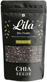 lila dry fruits Premium Raw Chia Seeds| Super Seeds|Chia Seeds for Weight Loss 200gm Chia Seeds