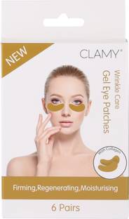 Clamy Gel Collagen Eye Masks Sheet Patch For Wrinkle Care, Reduce Wrinkles