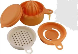 TUPPERWARE Easy Preparation Set 300ml (juicer, egg seperator, grater) Pack of 1 Polypropylene Egg Separator Set
