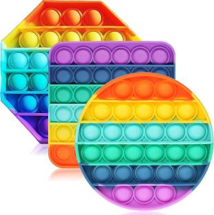 PRIMEFAIR Push Pop it Fidget Toy pop it Combo pop it Fidget Toy Under Stress Relief Toys