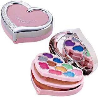 Nyamah sales Makeup Kit for Girls Full Kit Eye shadow Lip Gloss Mirror Contour Powder Palette