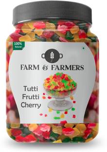 Farm & Farmers Multicolor Tutti Frutti | Fresh Cherries for Cakes & Cookies Decoration Cherries