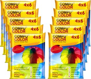 COMPU COLOR RESIN COATED TRUE Photo Lustre Photo Paper 275GSM Unruled 4x6 Inch 275 gsm Photo Paper