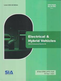 Electrical & Hybrid Vehicles B.Tech IV-Year I-Sem (EEE) R18 Professional Elective-III JNTU-Hyderabad Latest 2021-22 Edition