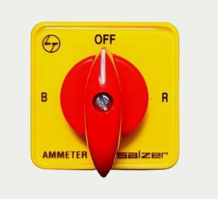 Salzer ASS (Ammeter Selector Switch) Line Currents with OFF with CT 61325 6A