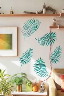 Asian Paints 45.72 cm Nature Palm Heaven Vinyl Wall Sicker Self Adhesive Sticker