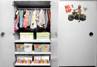 Asian Paints 42 cm Motu Patlu Inspector Chingum Vinyl Wall Sticker Self Adhesive Sticker