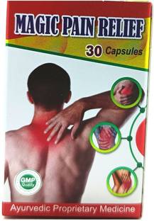 MAGIC PAIN RELIEF AYUVEDIC 30 CAPSULE FOR ALL TYPE PAIN RELIEF (PACK OF-2)