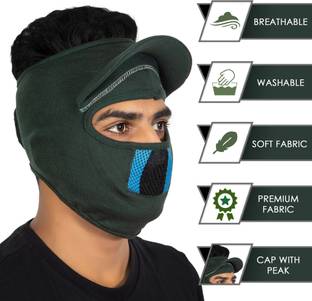 IM UNIQUE Multicolor Helmet Skull Cap for Men & Women